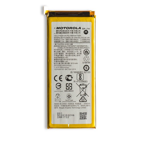 slogan onderdelen Supermarkt Motorola Moto G6 Plus (XT1926) Battery 3200 mAh - JT40 - SB18C20873 -  Mobile Phone Parts